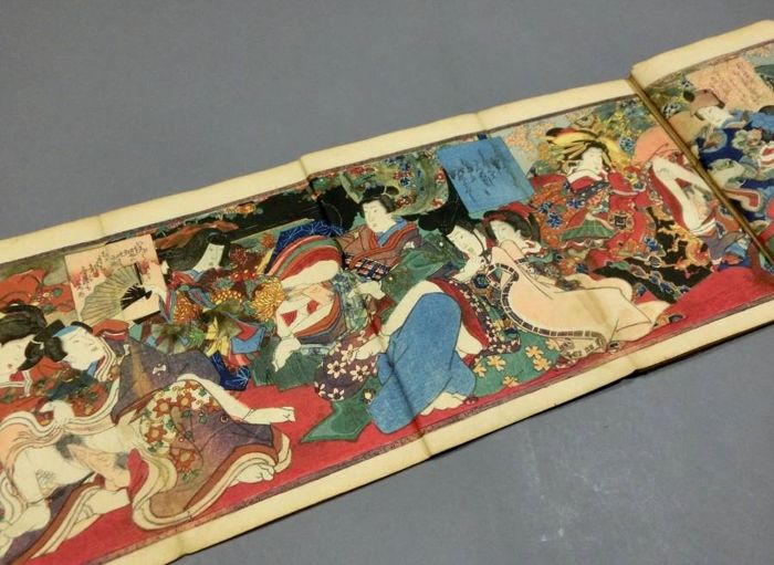 Original woodblock (edo period) - Shunga(erotic arts),