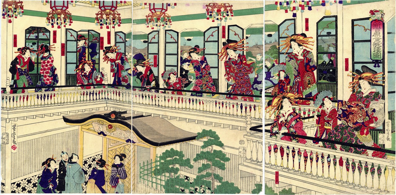 Original woodblock print – Utagawa Yoshitora (act. ca. 1836-1887 