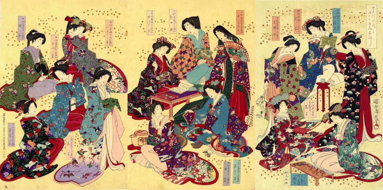 Toyohara Yoshu Chikanobu (1838-1912) -徳川代々の御台所Tokugawa's