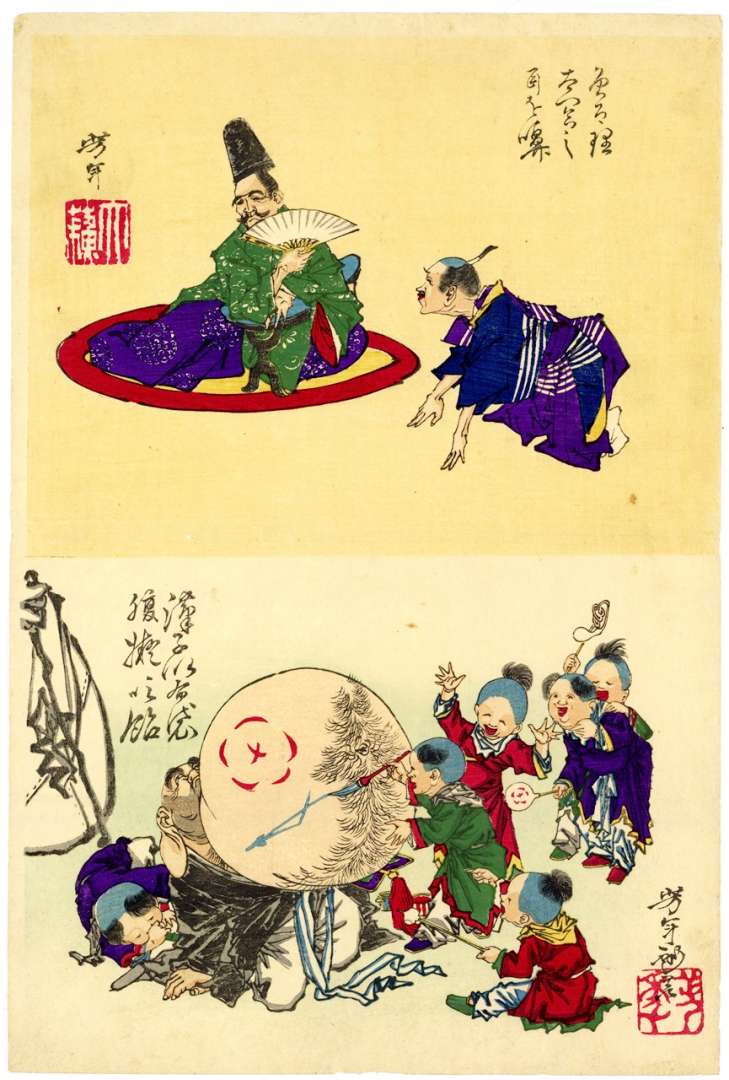 Original woodblock print – Tsukioka Taiso Yoshitoshi (1839-1892