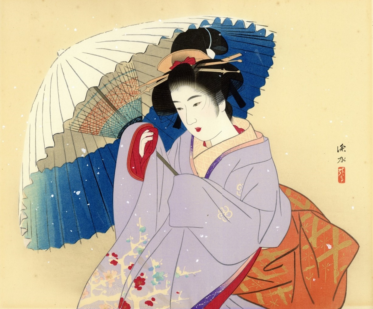 Woodblock print (reprint), Published by Momose モモセ - Paper - Itō Shinsui  (1898-1972) - 